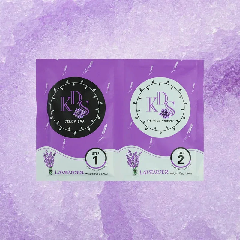 Foot Care Home Jelly Spa Exfoliation 100g Rose Lavender Crystal Mud Foot Bath Salt Foot Bath Foot Therapy