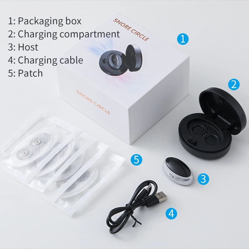 Smart Anti-Snoring Devices Magnetic Anti Snore EMS Easy Breathe Improve Sleeping Aid Apnea Guard Night Device Dropshipping