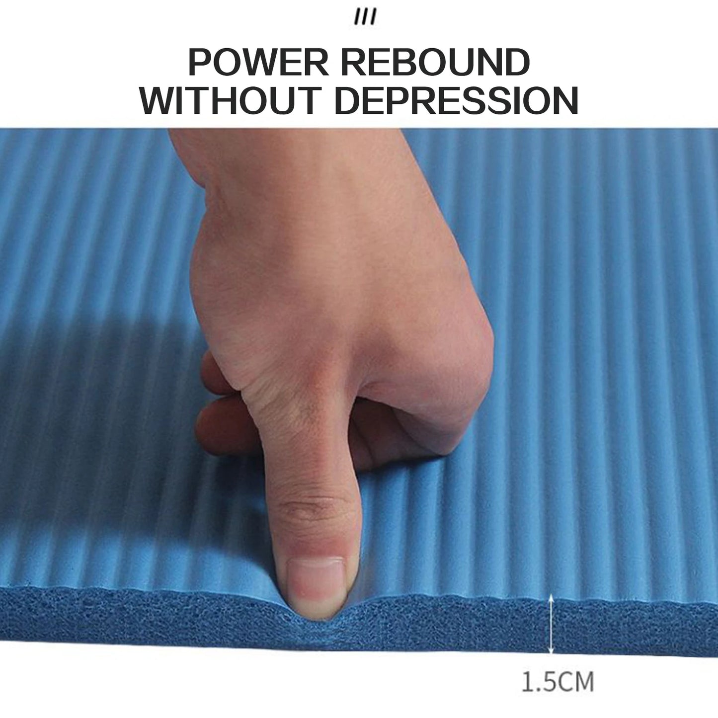60x25cm Yoga Mat 15mm Home Fitness Mat For Yoga Pilates Flat Support Belly Roll Sports Portable Indoor Outdoor Sports Equipments
