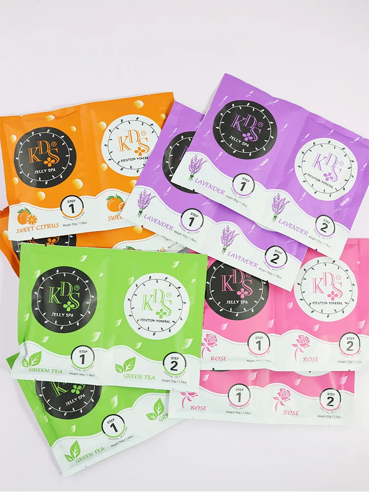 Foot Care Home Jelly Spa Exfoliation 100g Rose Lavender Crystal Mud Foot Bath Salt Foot Bath Foot Therapy