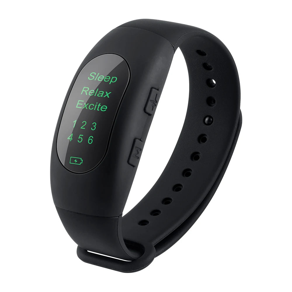 CES Intelligent Wristband Fast Sleeping Device Rest Hypnosis Relief Anxiety Insomnia Artifact EMS Microcurrent Sleep Aid Watch