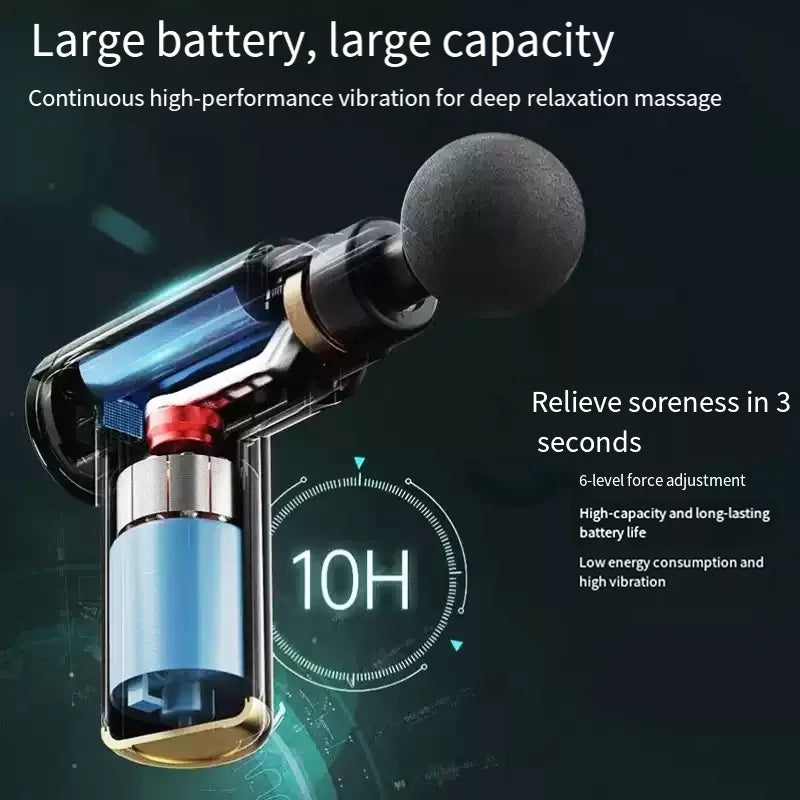 Mini Fascia Gun Sports Professional Wireless Massage Gun Muscle Relaxation Massage Equipment Fascia Gun Full Body Massager