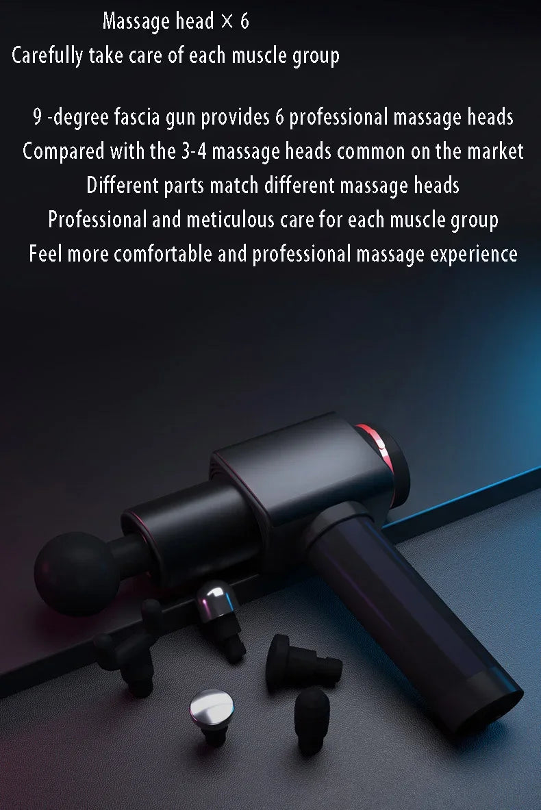 Professional Massage Gun 220W 30KG Strong Force Powerful Deep Muscle Massager Brushless Motor for Training Home Gym