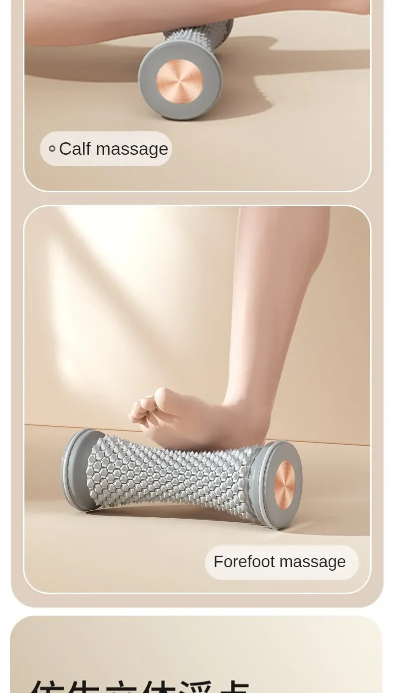 Foot Massager Massage Roller Yoga Massage Ball Plantar Fascia Roller Muscle Relaxation Care Plastic Manual Foot Massager Spa
