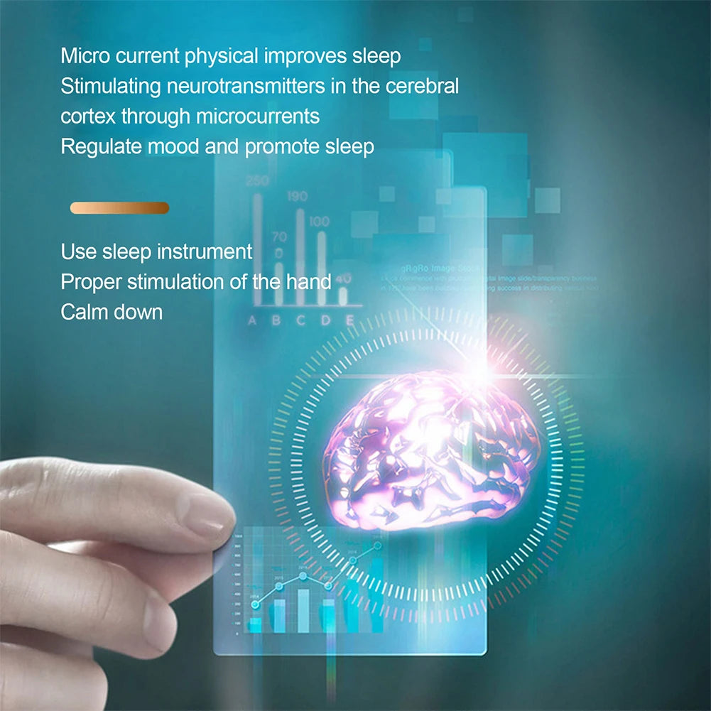 Sleep Aid Machine Anxiety Pressure Relief Handheld Micro-Current Instrument Improved Insomnia Artifact Sleeping Device for Home