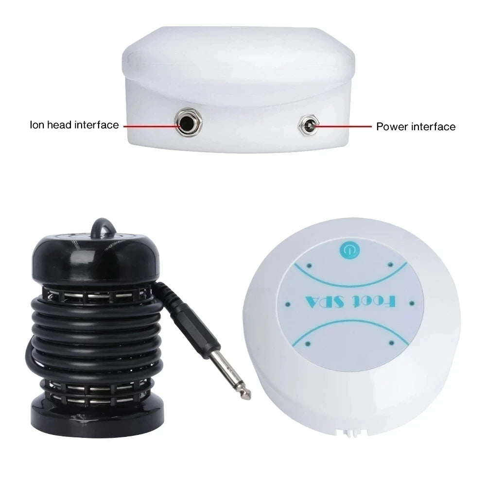 Foot Detox Device Ionic Feet Spa Machine Foot Massager Bath Ion Cleanse Footspa Detoxification Relieve Fatigue Promote Good Tool
