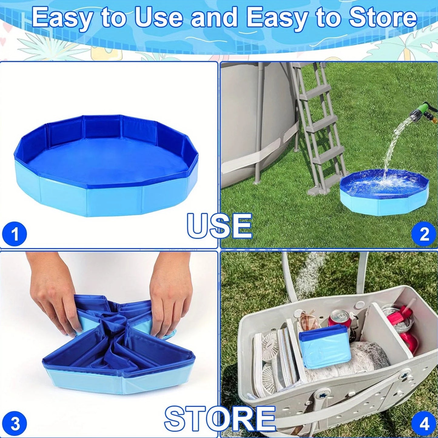 Inflatable Pool Foot Bath Basin, Swimming Pool Clean Feet, Foot Soaking Bath Basin for Pool Entry Ladder, Home Spa Treatment