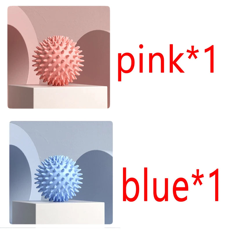 Foot massage ball with spikes pilates yoga Sports Fitness Muscle Relaxation  massage ball plantar fasciitis therapy ball AMQ001