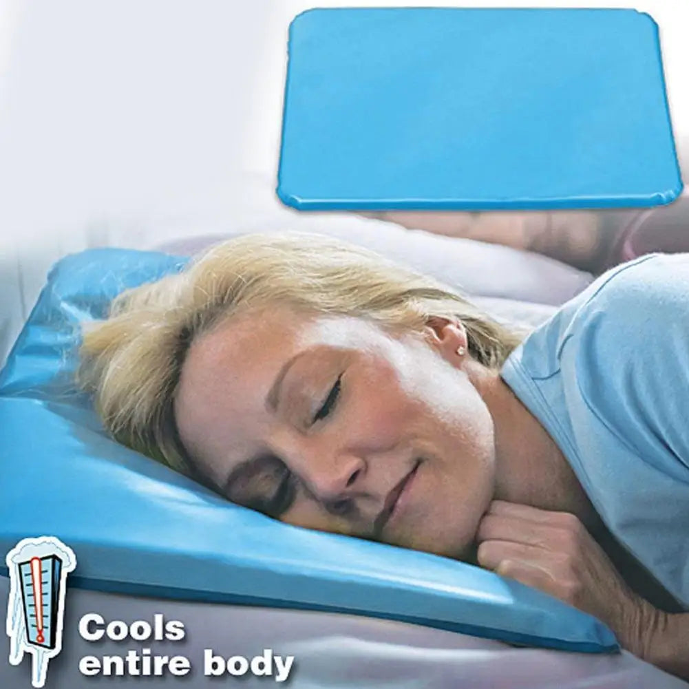 Ice Cold Pillow Massager Therapy Insert Cooling Gel Pad Pillow Mat Aid Cooling Gel Chillow Sleeping Pillow Aid Sleeping
